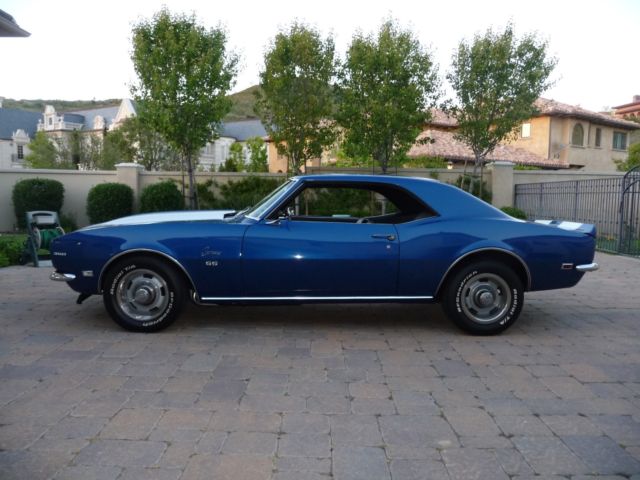 1968 Blue Chevrolet Camaro Coupe