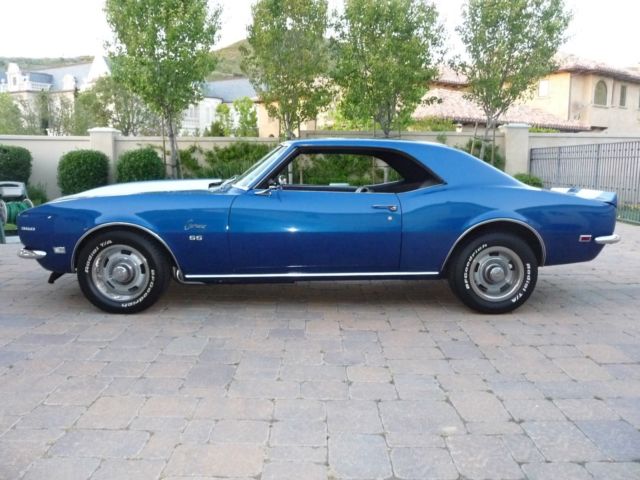 1968 Blue Chevrolet Camaro Coupe