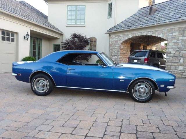 1968 Blue Chevrolet Camaro Coupe