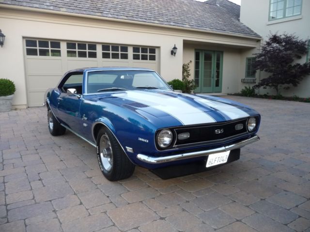 1968 Blue Chevrolet Camaro Coupe