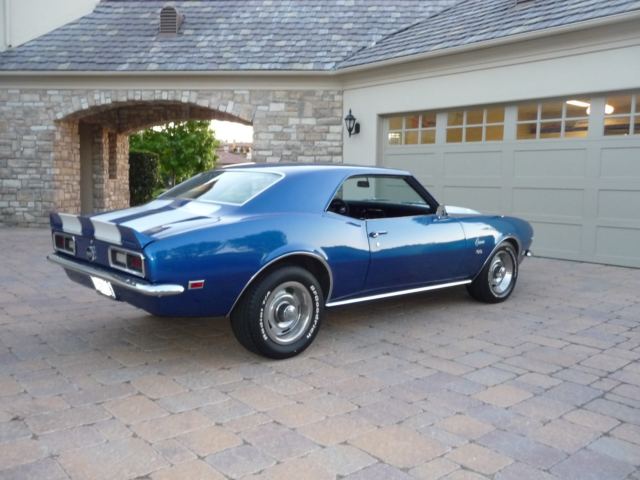 1968 Blue Chevrolet Camaro Coupe