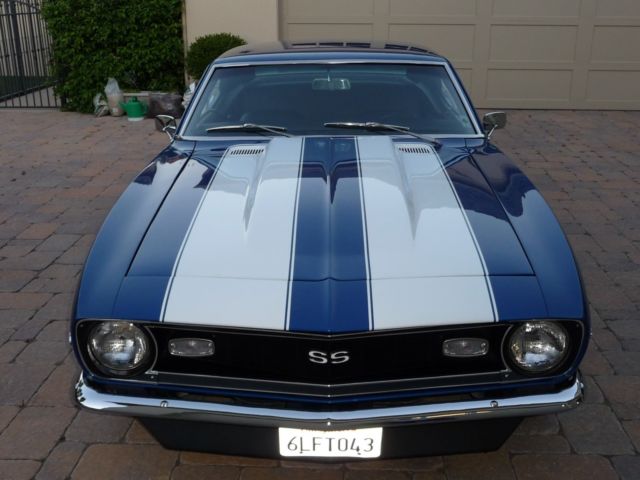 1968 Blue Chevrolet Camaro Coupe