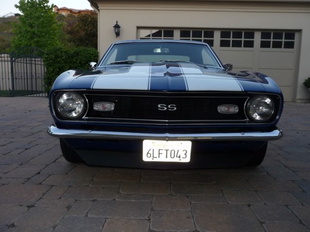 1968 Blue Chevrolet Camaro Coupe