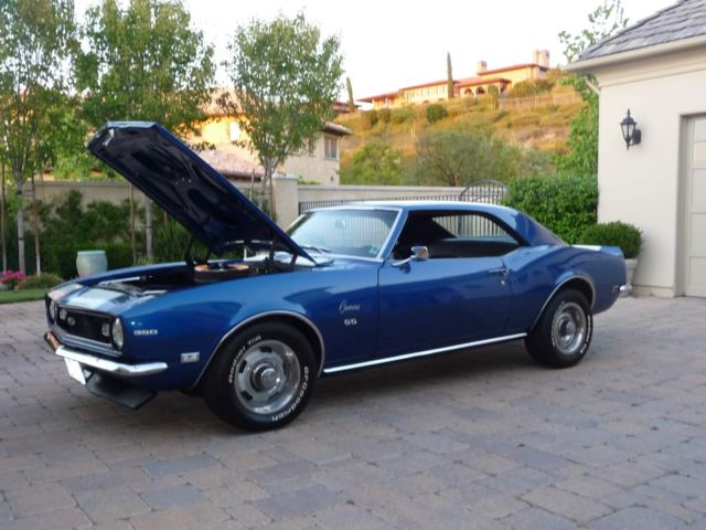 1968 Blue Chevrolet Camaro Coupe