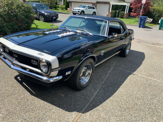 1968 Black Chevrolet Camaro Coupe
