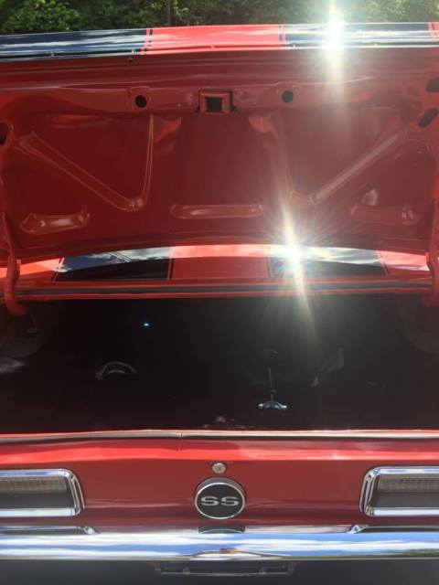1968 Red Chevrolet Camaro Coupe