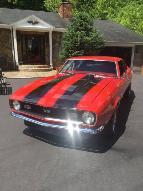 1968 Red Chevrolet Camaro Coupe