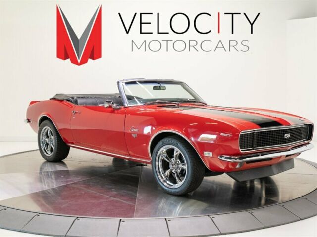 1968 Red Chevrolet Camaro Convertible