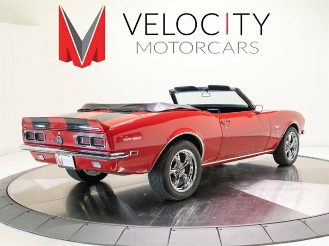 1968 Red Chevrolet Camaro Convertible