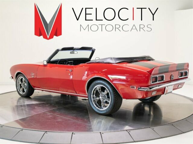 1968 Red Chevrolet Camaro Convertible
