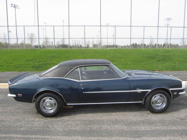 1968 Blue Chevrolet Camaro Coupe