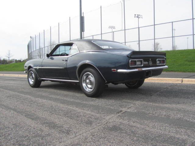1968 Blue Chevrolet Camaro Coupe