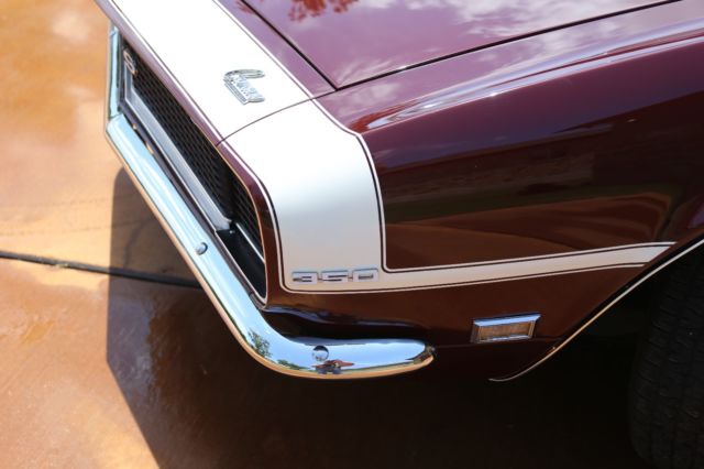 1968 Cordovan Maroon Chevrolet Camaro Coupe