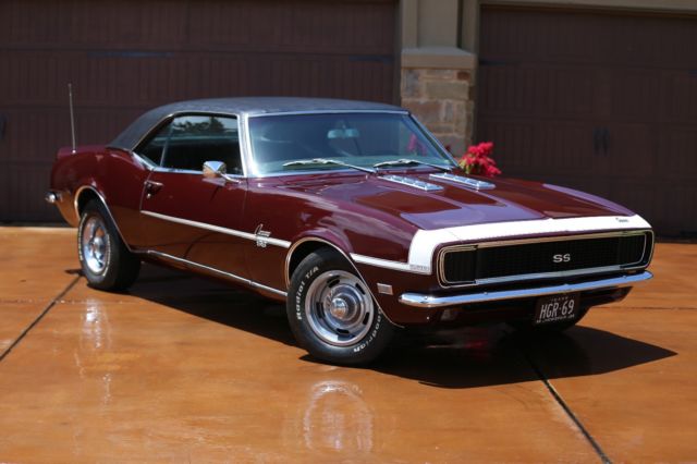 1968 Cordovan Maroon Chevrolet Camaro Coupe