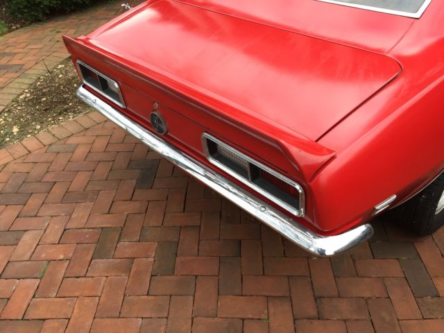 1968 Red Chevrolet Camaro