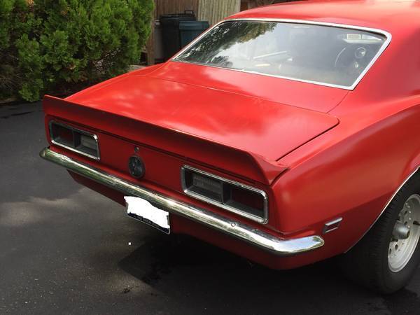 1968 Red Chevrolet Camaro