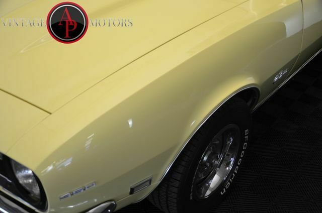 1968 Yellow Chevrolet Camaro --