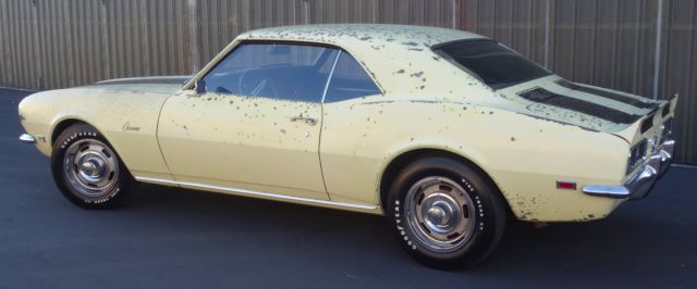 1968 Butternut Yellow Chevrolet Camaro 2-Door Hardtop Sedan