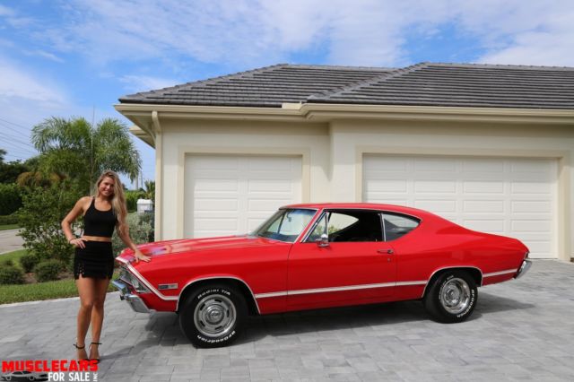1968 Red Chevrolet Chevelle Coupe