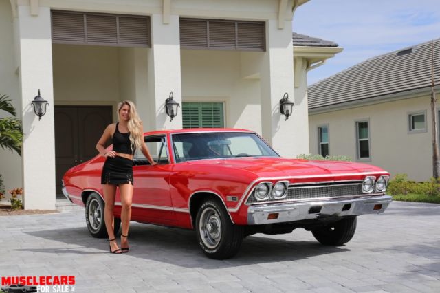 1968 Red Chevrolet Chevelle Coupe