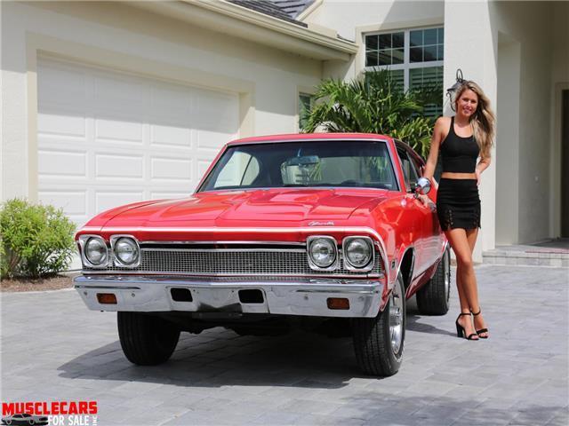 1968 Red Chevrolet Chevelle Coupe