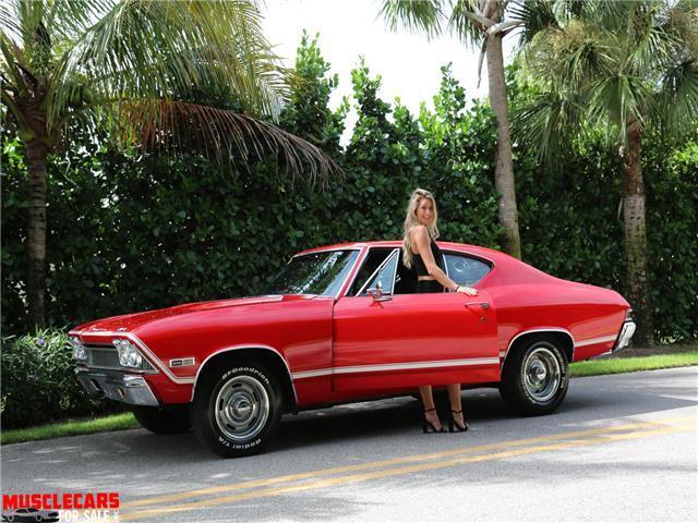 1968 Red Chevrolet Chevelle Coupe