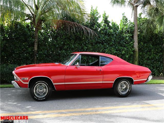 1968 Red Chevrolet Chevelle Coupe