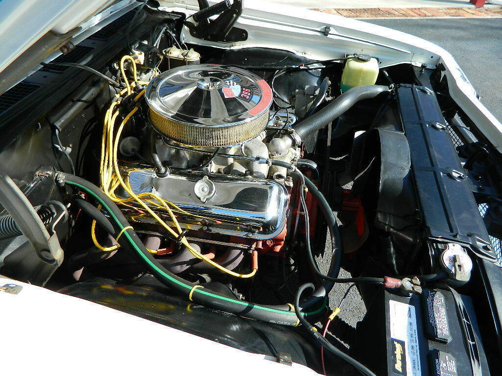 1968 White Chevrolet Chevelle Coupe