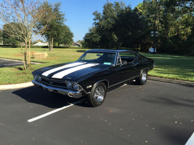 1968 Black Chevrolet Chevelle Hardtop