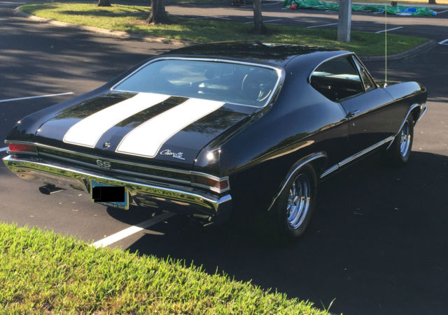 1968 Black Chevrolet Chevelle Hardtop