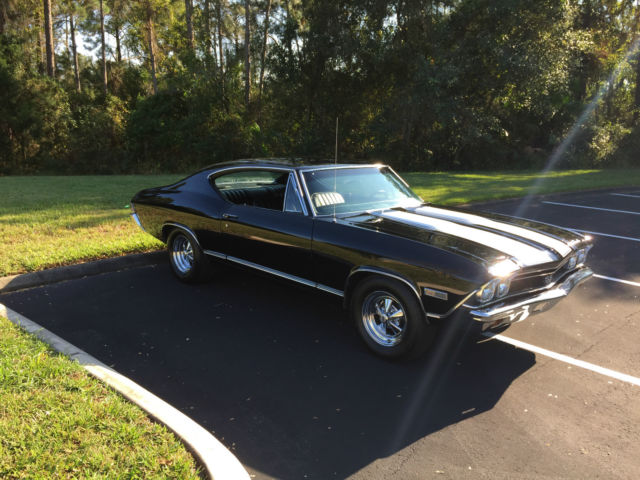 1968 Black Chevrolet Chevelle Hardtop