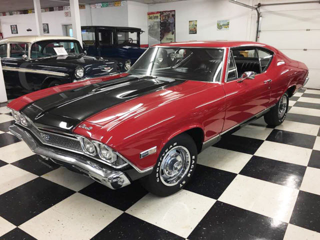 1968 RED Chevrolet Chevelle Coupe