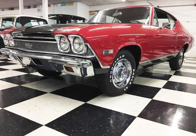 1968 RED Chevrolet Chevelle Coupe