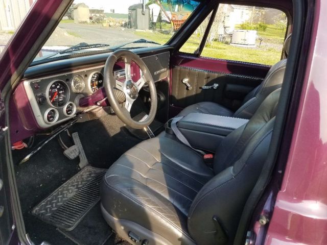 1968 Purple /white Chevrolet C-10 C10.  12 ton tubbed
