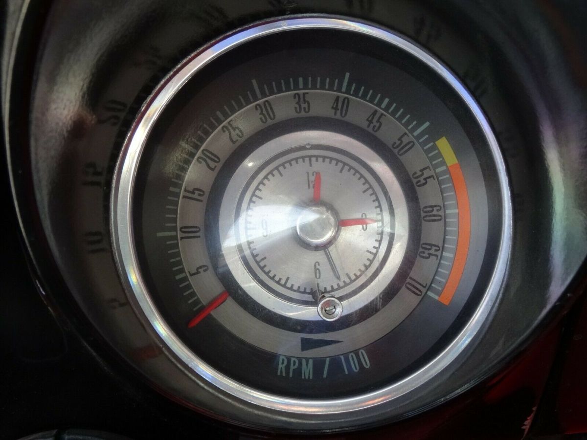 1968 Red Chevrolet Camaro Convertible