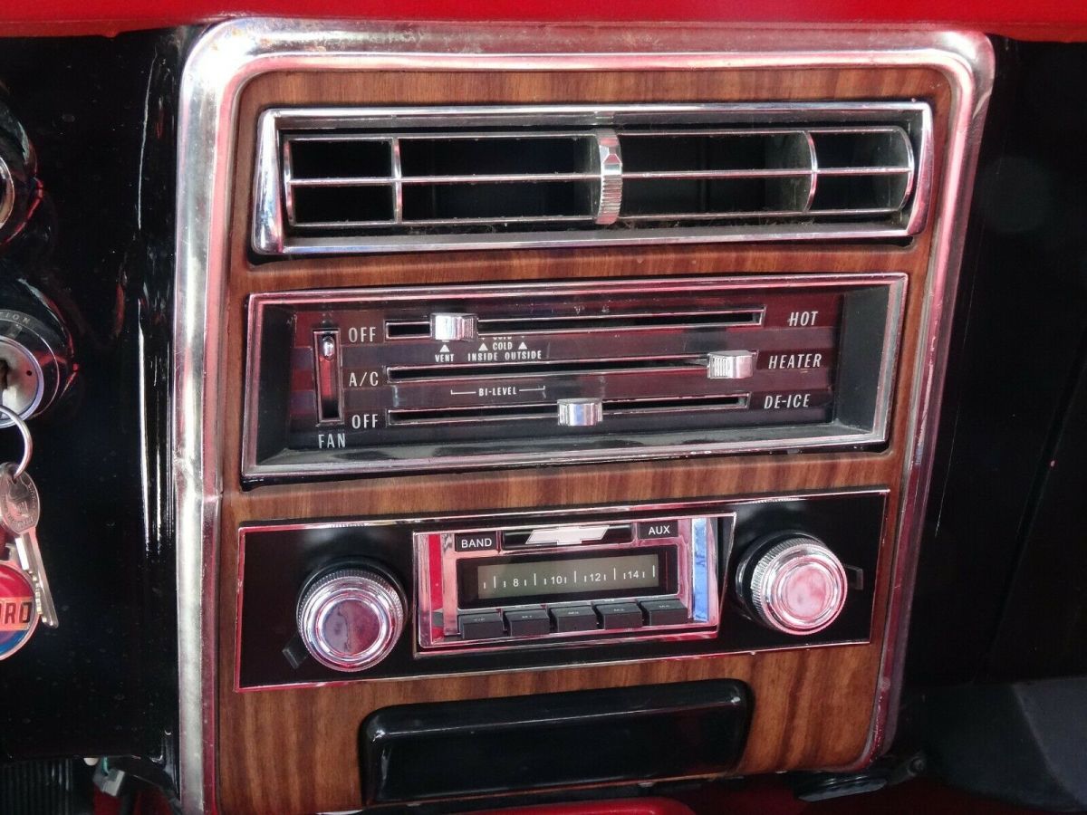 1968 Red Chevrolet Camaro Convertible