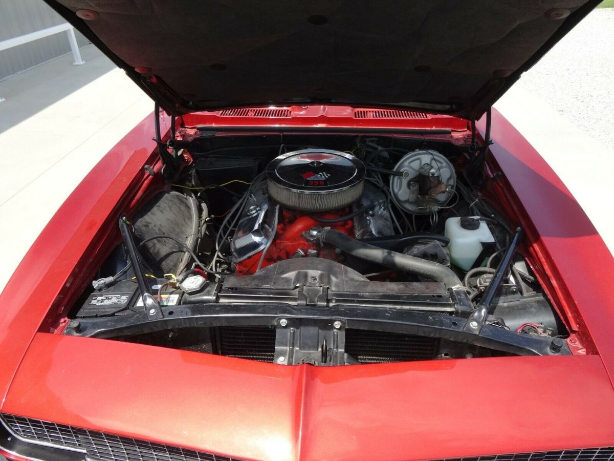 1968 Red Chevrolet Camaro Convertible