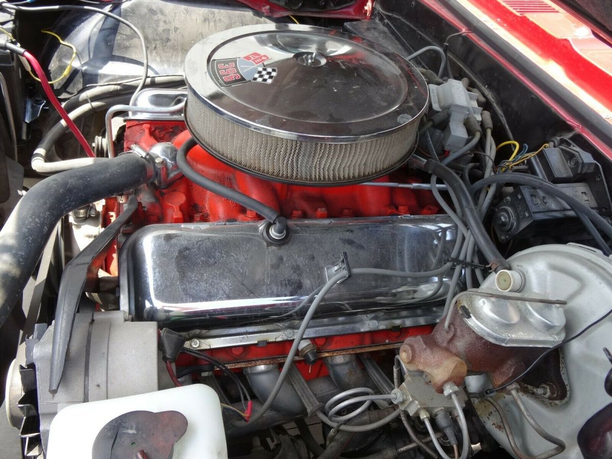 1968 Red Chevrolet Camaro Convertible