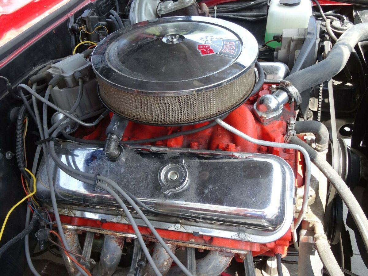 1968 Red Chevrolet Camaro Convertible