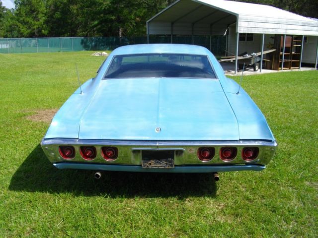 1968 Blue Chevrolet Impala Coupe