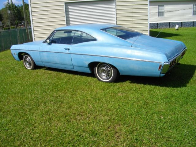 1968 Blue Chevrolet Impala Coupe
