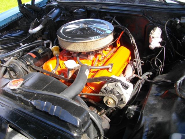 1968 Blue Chevrolet Impala Coupe