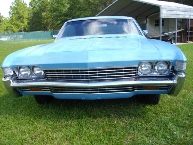 1968 Blue Chevrolet Impala Coupe