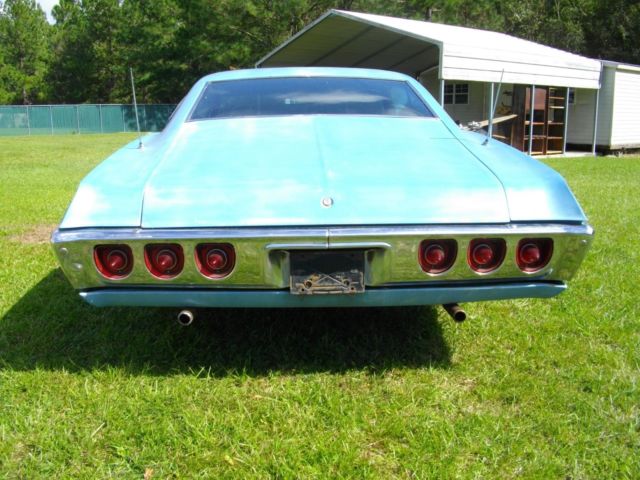 1968 Blue Chevrolet Impala Coupe