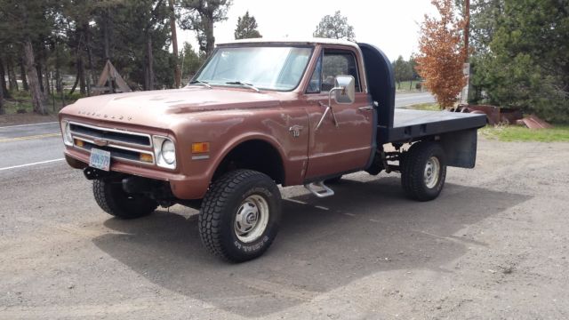 1968 Brown Chevrolet C/K Pickup 1500 Standard Cab Pickup
