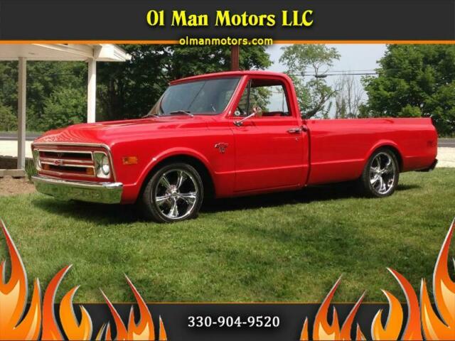 1968 Red Chevrolet C-10 --
