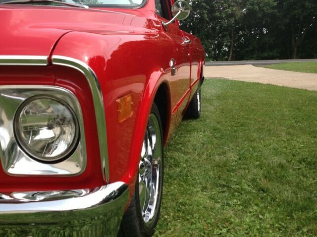 1968 Red Chevrolet C-10 --