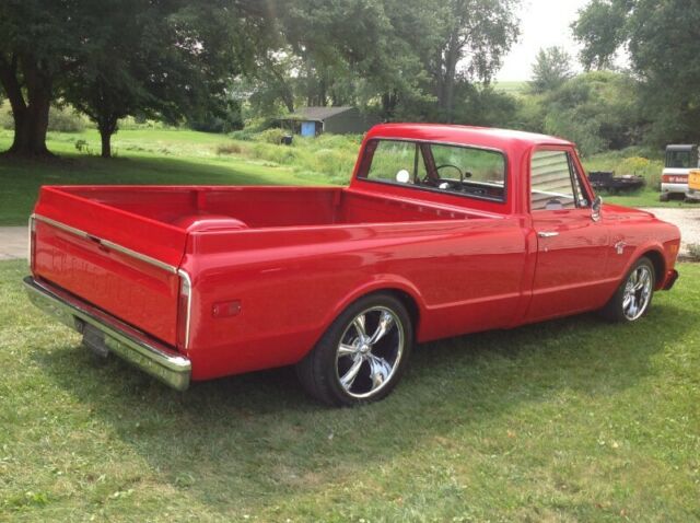 1968 Red Chevrolet C-10 --