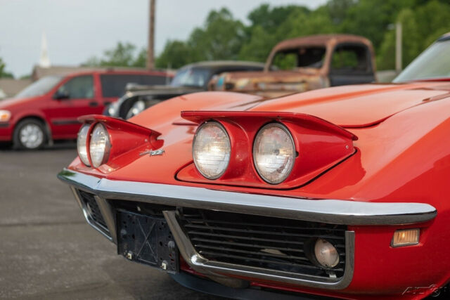 1968 Red Chevrolet Corvette Coupe