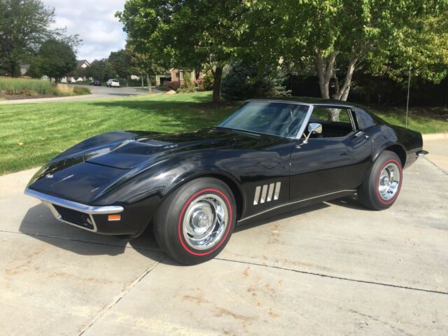 1968 Black Chevrolet Corvette Coupe